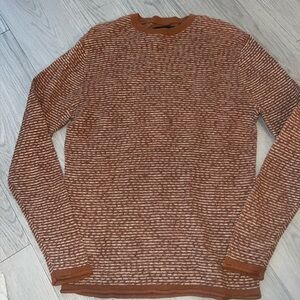 New Treasure & Bond 100% cotton rust crewneck sweater